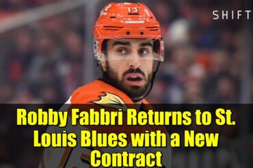 Robby Fabbri Returns to St. Louis Blues with a New Contract