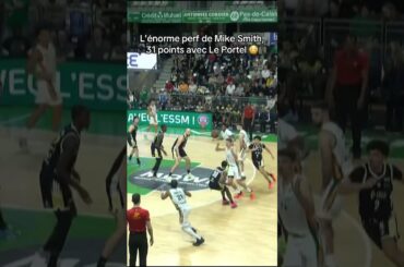 Mike Smith en feu contre l’ASVEL ! 🔥 #basketball #shorts