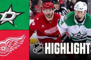 Stars vs. Red Wings | NHL Highlights | December 23, 2025