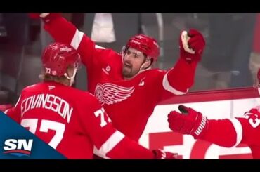 Dylan Larkin Rips A Wicked Overtime Wrister To Cap Red Wings' Comeback