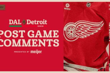 James van Riemsdyk, Dylan Larkin, Todd McLellan Post Game Comments vs DAL | Dec. 23, 2025