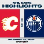 NHL Highlights | Flames vs. Oilers - December 23, 2025