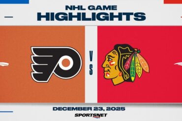 NHL Highlights | Flyers vs. Blackhawks - December 23, 2025