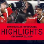 Panthers at Hurricanes Highlights | COMEBACK CATS DO IT AGAIN! | 12.23.25