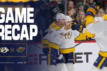 PREDS WIN: Game Highlights vs Minnesota Wild: Dec. 23rd