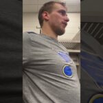 Pavel Buchnevich is happy for teammate Kevin Hayes for scoring a goal after a 19 game drought in phl