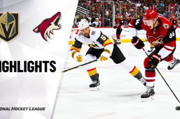 NHL Highlights | Golden Knights @ Coyotes 10/10/19