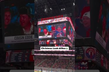 Celebrity Look-Alikes at the Oilers Game | Christmas Edition #shorts