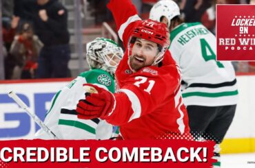 Dylan Larkin caps off INCREDIBLE comeback over the Dallas Stars