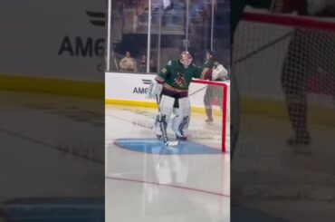 #goaliedance Jaxson Stauber