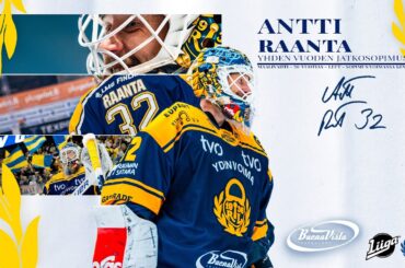 Antti Raanta jatkaa Lukossa kevääseen 2027 asti