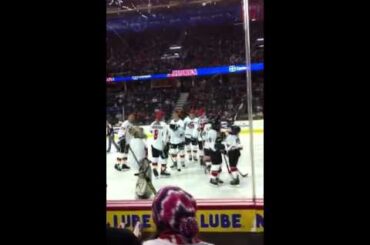 Mikael Backlund Hits all 4 Targets at the Flames Superskills 2011 *HD*