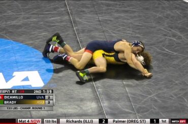 2016 NCAA Wrestling 133lbs George DiCamillo vs Dalton Brady