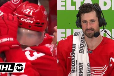 Dylan Larkin Joins NHL on TNT After OT Winner vs Dallas