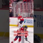 Florida Panthers goalie Daniil Tarasov pre-game #drill #nhl #hockey #нхл #хоккей #вратарь