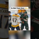 5’8” Zuccarello vs 6’6” Michael McCarron 😳💪 #hockey #nhl