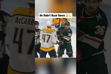 5’8” Zuccarello vs 6’6” Michael McCarron 😳💪 #hockey #nhl