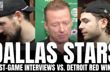 Glen Gulutzan, Jamie Benn & Mavrik Bourque Recap Dallas Stars OT Loss vs. Detroit, Christmas Outlook