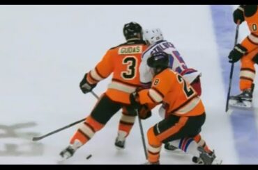 Radko Gudas Hit on Stalberg - No Call Injury (10/24/15)