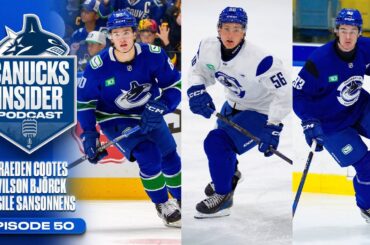 Cootes, Björck, and Sansonnens Preview the World Junior Championships | Canucks Podcast Episode 50