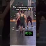 One of the fastest Wrestling Matches you will ever see 😱💪 #shorts
