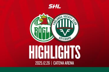 HIGHLIGHTS: Rögle BK - Frölunda HC | SHL | 2025-12-26