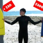 $30 BODYBOARD VS $300 BODYBOARD!