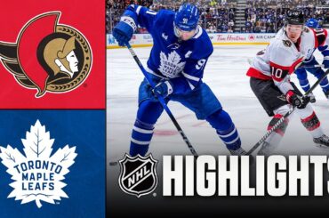 Senators vs. Maple Leafs | NHL Highlights | December 27, 2025