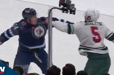 Logan Stanley And Jake Middleton Throw Haymakers In Heavyweight Fight