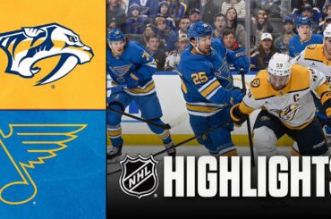 Predators vs. Blues | NHL Highlights | December 27, 2025