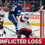 POST CAST: SEASON LONG WEAKNESSES EXPOSED IN OTTAWA SENATORS FRUSTRATING LOSS VS TORONTO MAPLE LEAFS