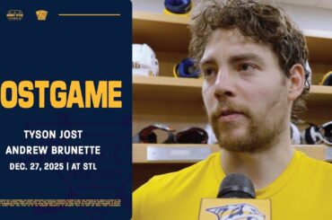 Tyson Jost & Andrew Brunette - Postgame: Dec. 27, 2025