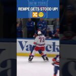 REMPE just BOUNCED off of him! 😳