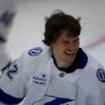 NHL Hockey fight - Curtis Douglas(Lightning) vs. Luke Kunin(Panthers)