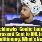 Blackhawks' Goalie Laurent Brossoit Sent to AHL for Conditioning: What's Next?