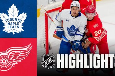 Maple Leafs vs. Red Wings | NHL Highlights | December 28, 2025