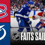 Canadiens vs Lightning 28/12/25 | Faits saillants