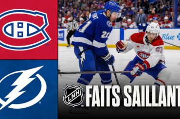 Canadiens vs Lightning 28/12/25 | Faits saillants