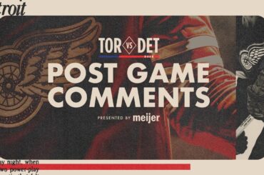 Simon Edvinsson, Mason Appleton, Todd McLellan vs TOR | Dec. 28, 2025