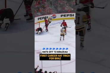 Justin Brazeau Records First NHL Hat Trick