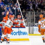 Rangers honor Chris Kreider, Jacob Trouba in first game back at MSG