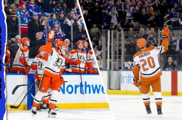 Rangers honor Chris Kreider, Jacob Trouba in first game back at MSG