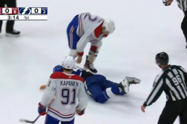 Arber Xhekaj Drops 🥊 Gloves 🥊 With Scott Sabourin