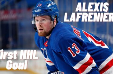 Alexis Lafrenière #13 (New York Rangers) first NHL goal Jan 28, 2021
