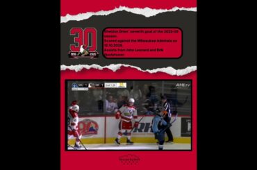 Sheldon Dries' Seventh Goal of the 2025-26 Season for the Grand Rapids Griffins