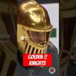 😁 NHL GOALIE MASK: GOLDEN !! VEGAS KNIGHTS #hockey #aiparody