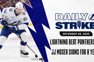 Lightning Beat The Panthers 4-2 & JJ Moser Signs 8-Year Extension