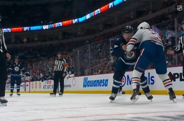 Ryan Nugent-Hopkins Drops 🥊 Gloves 🥊 With Neal Pionk