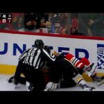 NHL Hockey fight - Connor Murphy(Blackhawks) vs. Noel Acciari(Penguins)