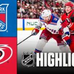 Rangers vs. Hurricanes | NHL Highlights | December 29, 2025